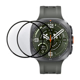 Samsung Galaxy Watch Ultra 2 (47mm) Skærmbeskyttelsesfilm - 2 stk - Gennemsigtig / Sort Kant