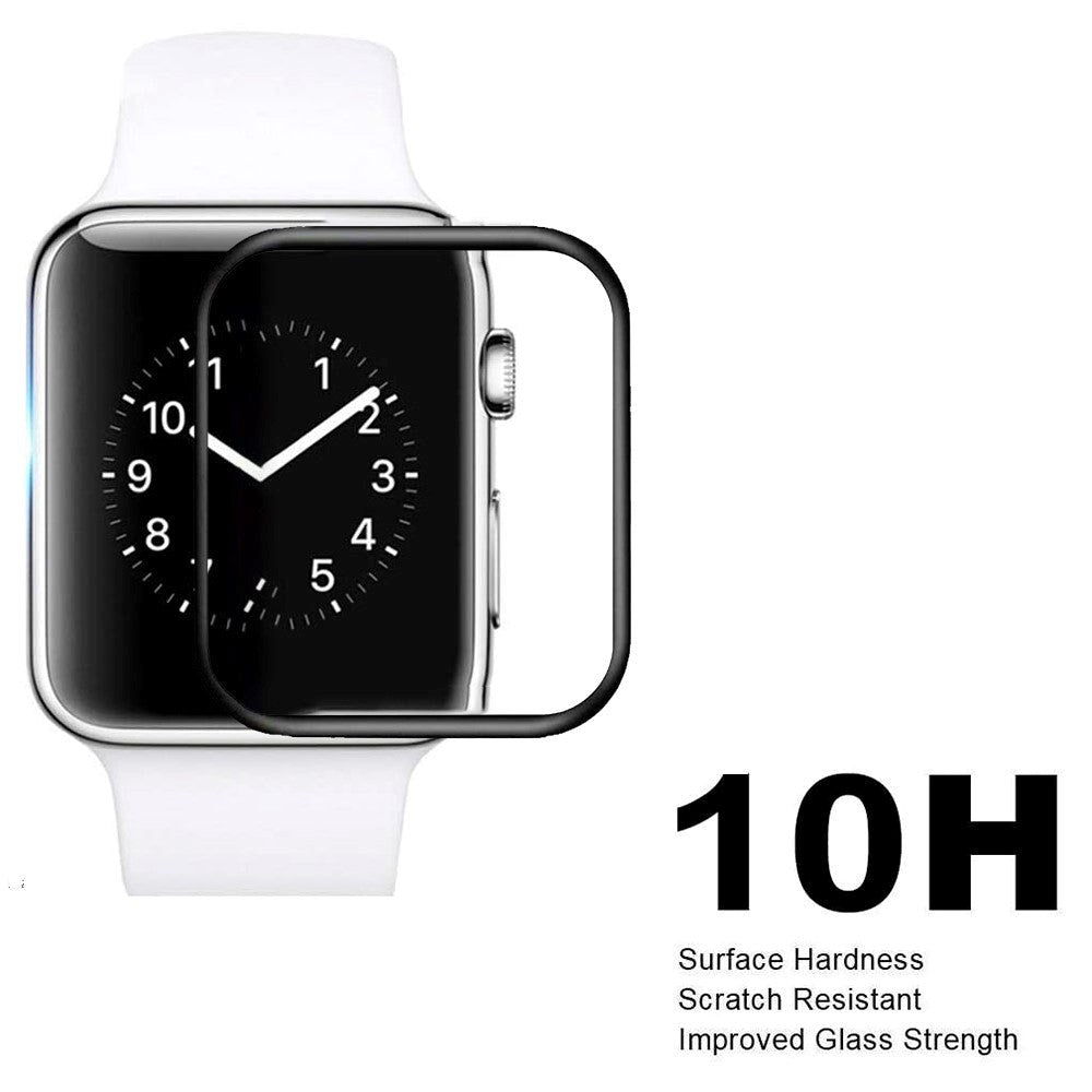 Apple Watch Ultra 1/2 (49mm) Hærdet Glas - Skærmbeskyttelse - Sort