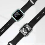 Apple Watch Ultra 1/2 (49mm) Hård Plast Case m. Indbygget Skærmbeskyttelse - Grøn / Sølv