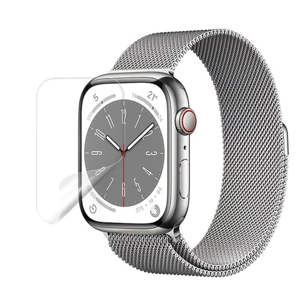 Apple Watch 9/8/7 (41mm) Skærmbeskyttelse Film - Gennemsigtig