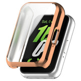 Samsung Galaxy Fit3 Fleksibelt Plastik Cover m. Indbygget Skærmbeskytter - Rose Gold