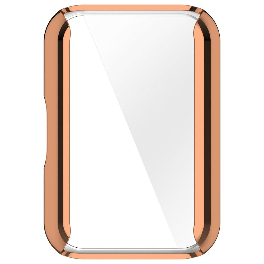 Samsung Galaxy Fit3 Fleksibelt Plastik Cover m. Indbygget Skærmbeskytter - Rose Gold