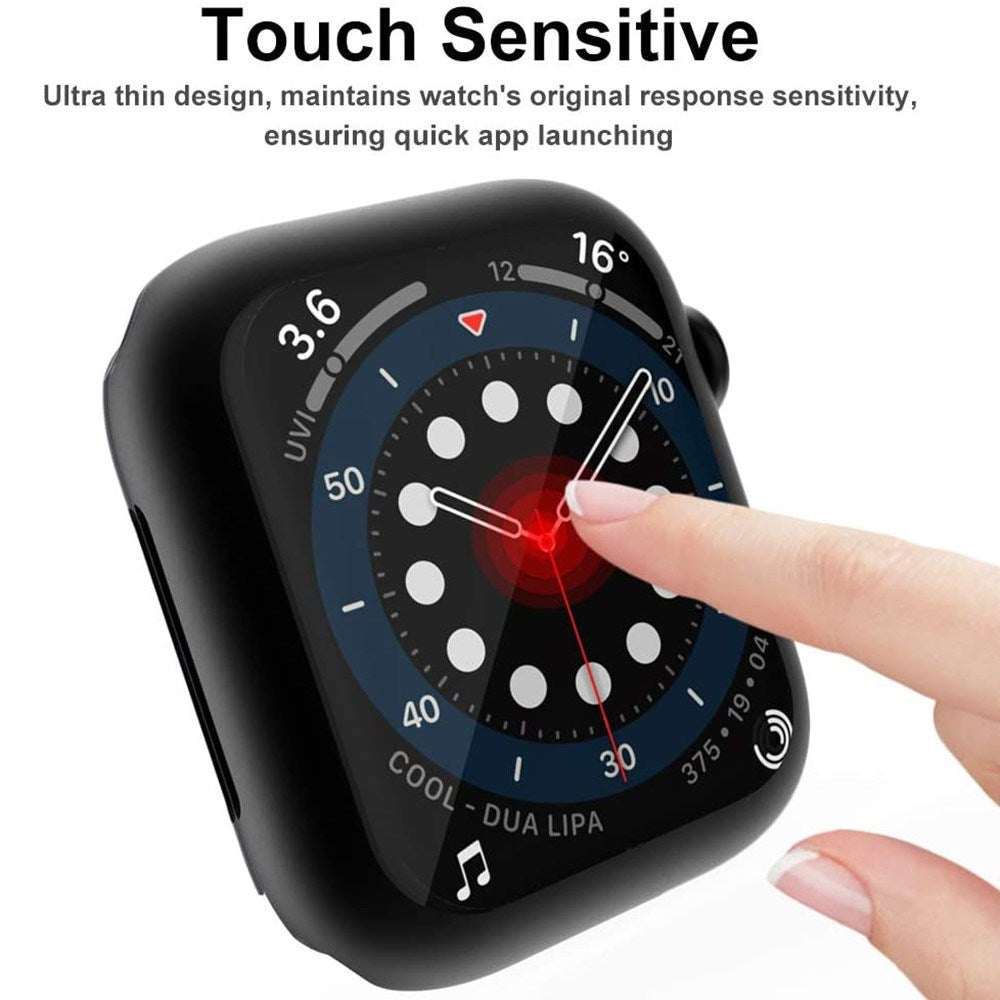 Apple Watch Ultra 3 / 2 / 1 (49mm) Plast Cover m. Skærmbeskyttelse - Sort