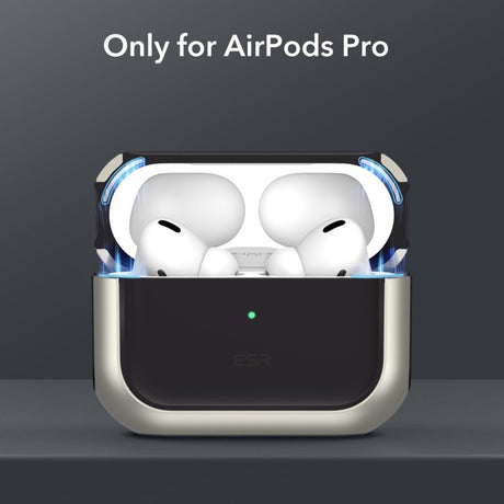 AirPods Pro (1 & 2. gen.) Orbit Hybrid Magnetic Cover - MagSafe Kompatibel - Titanium