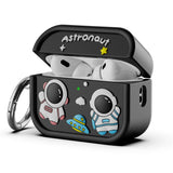 Apple AirPods Pro (2. Gen.) Silikone Cover m. Astronaut - Sort