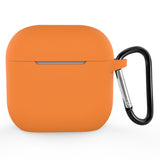 Apple AirPods (4. Gen.) Silikone Cover inkl. Karabinhage - Orange