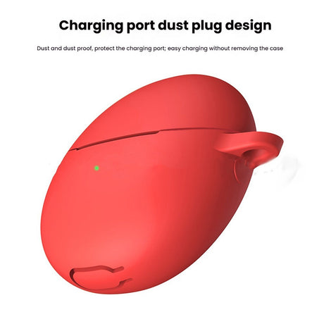 Huawei FreeBuds 6 Silikone Case m. Karabinhage - Mørkeblå