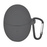Huawei FreeBuds 6 Silikone Case m. Karabinhage - Grå