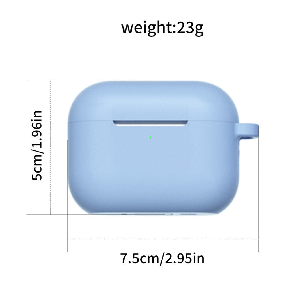 Apple AirPods Pro (3. gen.) Cover m. Karabinhage - Silikone - Gul