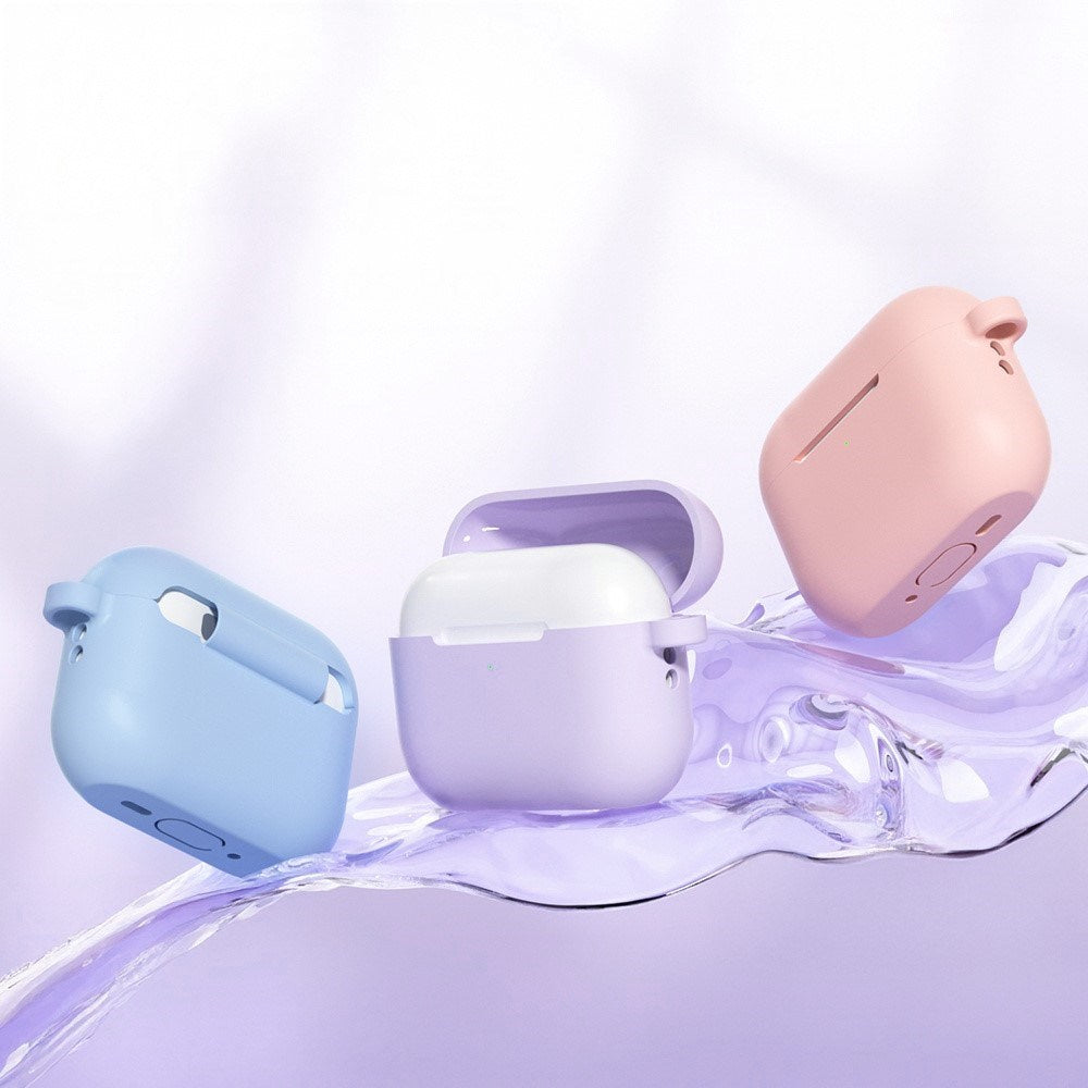 Apple AirPods Pro (3. gen.) Cover m. Karabinhage - Silikone - Grøn