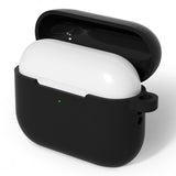 Apple AirPods Pro (3. gen.) Cover m. Karabinhage - Silikone - Sort