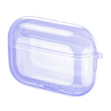 Apple AirPods Pro (3. gen.) Transparent Plast Cover - Gennemsigtig / Lilla