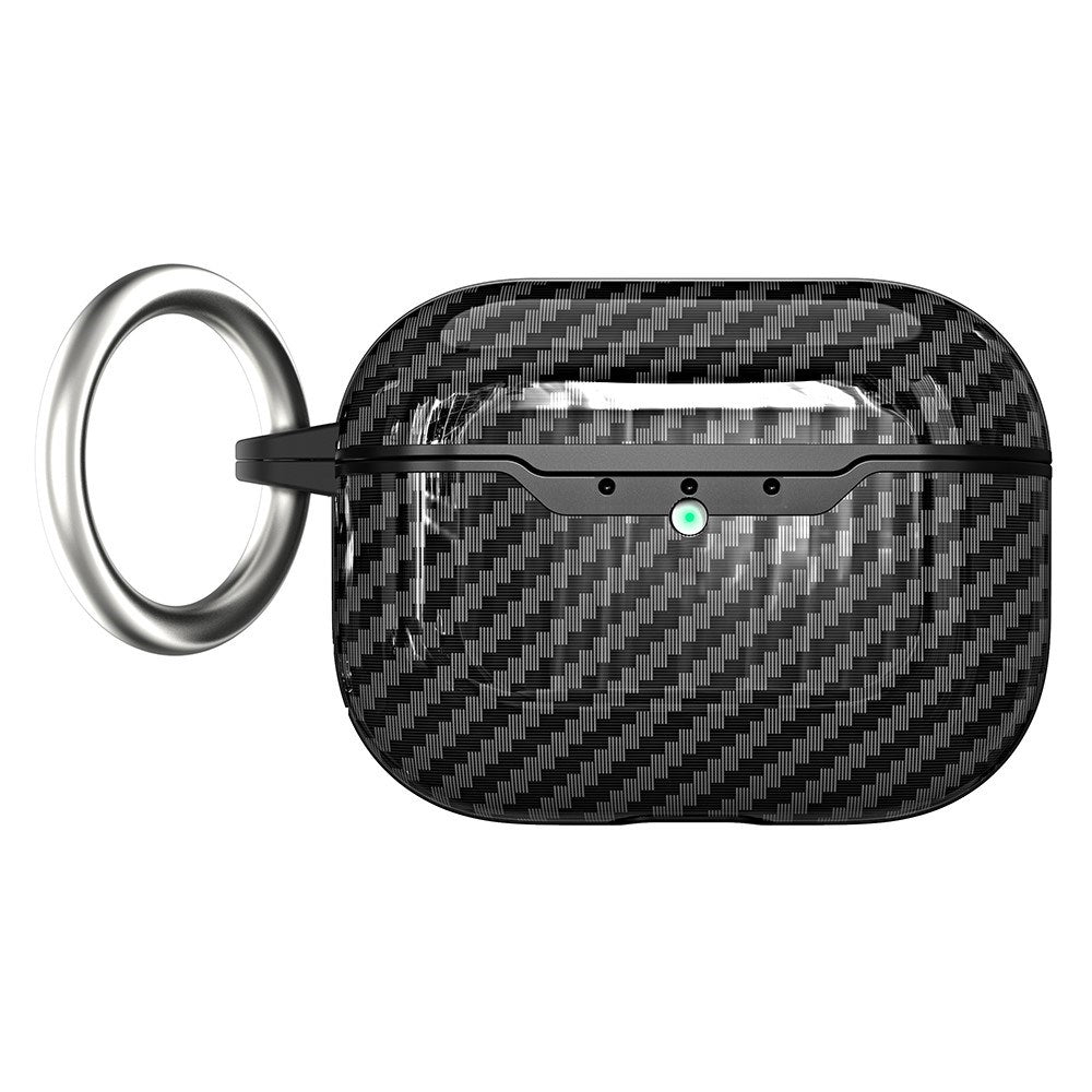Carbon Plast Cover til Apple AirPods Pro (3. gen.) - Sort
