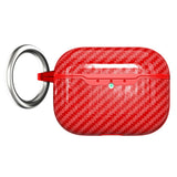Carbon Plast Cover til Apple AirPods Pro (3. gen.) - Rød