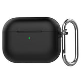 Silikone Cover til Apple AirPods Pro (3. gen.) - Karabinhage - Sort