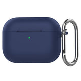 Silikone Cover til Apple AirPods Pro (3. gen.) - Karabinhage - Mørkeblå