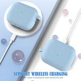 Silikone Cover til Apple AirPods Pro (3. gen.) - Karabinhage & Rengøringspen - Yellow