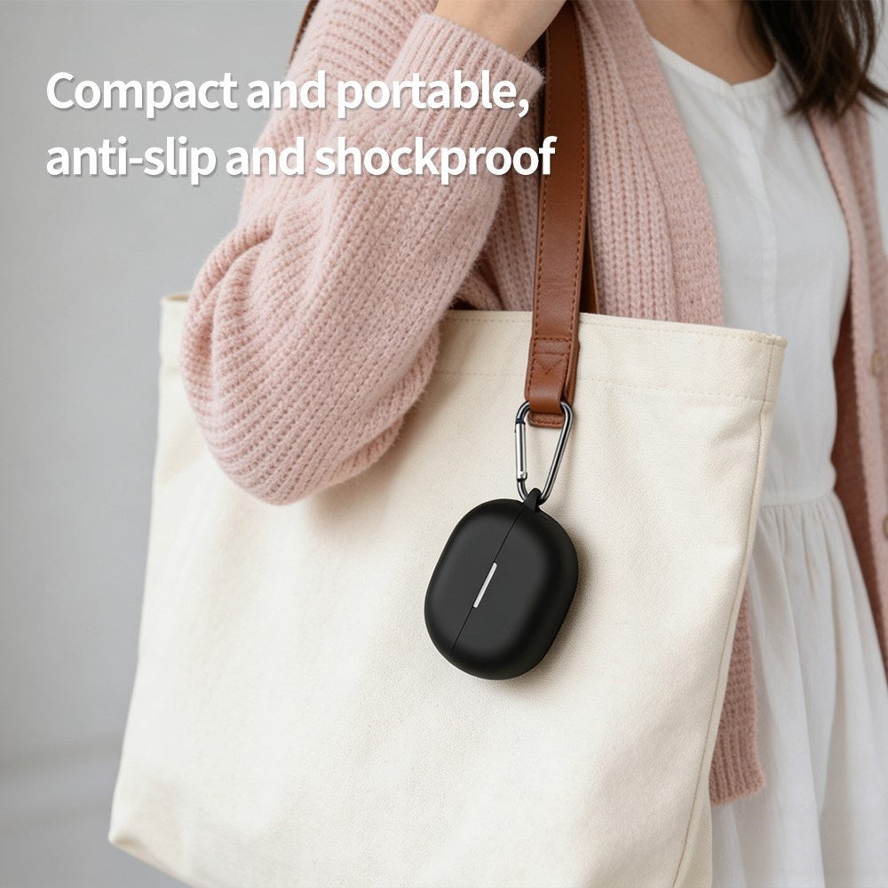 Huawei FreeBuds Pro 5 Silikone Cover - Karabinhage - Rød