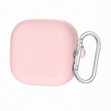 Samsung Galaxy Buds 4 / 4 Pro Silikone Cover m. Karabinhage - Lyserød
