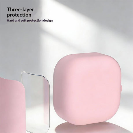 Samsung Galaxy Buds 4 / 4 Pro Silikone Cover m. Karabinhage - Lilla