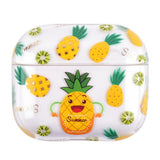 Apple AirPods (3. Gen.) Plast Cover m. Motiv - Ananas