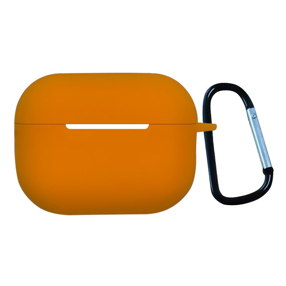 Apple Airpods Pro 2nd Gen (2022) Silikone Cover m. Karabinhage - Orange