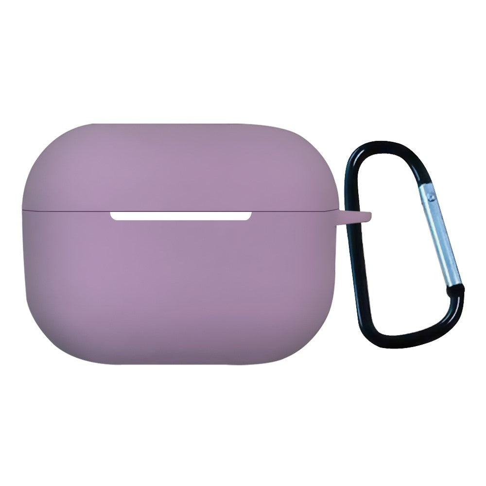 Apple Airpods Pro 2nd Gen (2022) Silikone Cover m. Karabinhage - Lavendel