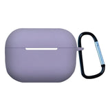 Apple Airpods Pro 2nd Gen (2022) Silikone Cover m. Karabinhage - Lilla