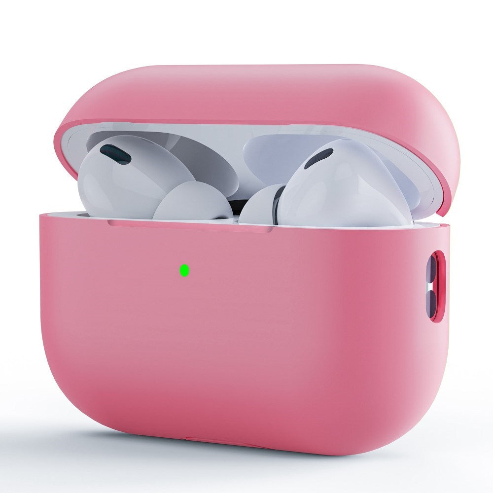 Apple AirPods Pro (2. Gen.) Todelt Silikone Case - Lyserød