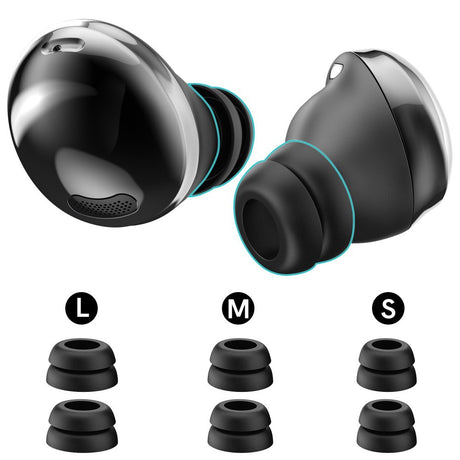 Samsung Galaxy Buds Pro Earbuds Covers - 3 stk. - Sort