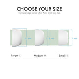 AirPods Pro (1. & 2. Gen.) AHASTYLE Ørepropper - 3 Par - S / M / L - Hvid