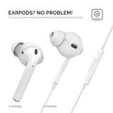 Apple AirPods (1. & 2. Gen) Ørepuder  Str. S m. Opbevaringsetui- 3 Par - Lyserød
