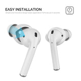 Apple AirPods (1. & 2. Gen) Ørepuder  Str. S m. Opbevaringsetui- 3 Par - Sort