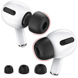 AirPods Pro (1. & 2. Gen.) AHASTYLE Ørepropper i Memory Foam - 3 Par - S / M / L - Sort