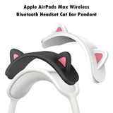 Airpods Max Headset Katteører Silikone Hoved Cover - Sort / Pink