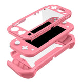 Nintendo Switch Lite 360° Plastik Cover m. Skærmbeskyttelse - Pink