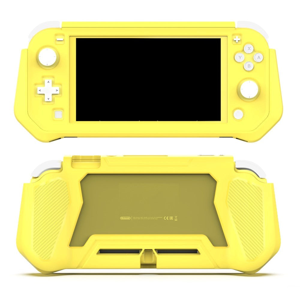 Nintendo Switch Lite 360° Plastik Cover m. Skærmbeskyttelse - Gul