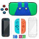6-i-1 Beskyttelsessæt til Nintendo Switch 2 - Grøn / Blå