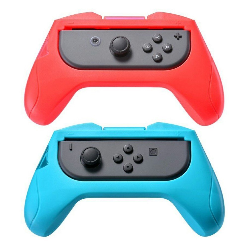 Nintendo Swich - Greb til Controller - 2 stk. (Blå og Rød)