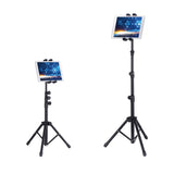 Tripod Tablet Stander I Metal m. 360° Rotation & Taske - Sort