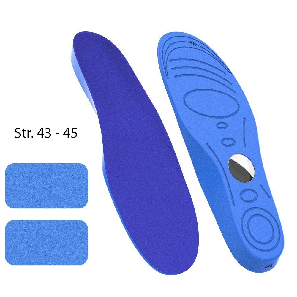 Sål m. Indbygget Apple AirTag 1. & 2. Gen. Holder til Sko - Str. 43-45
