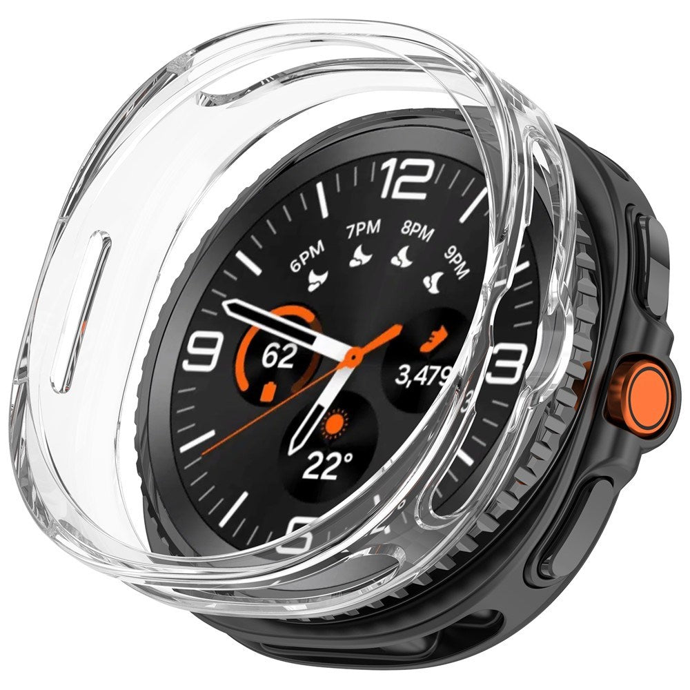 Samsung Galaxy Watch Classic (46mm) Plastik Beskyttelsescover - Gennemsigtig