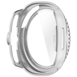 Samsung Galaxy Watch 8 Classic (46mm) Plast Cover - Indbygget Skærmbeskyttelsesglas - Mat Sølv