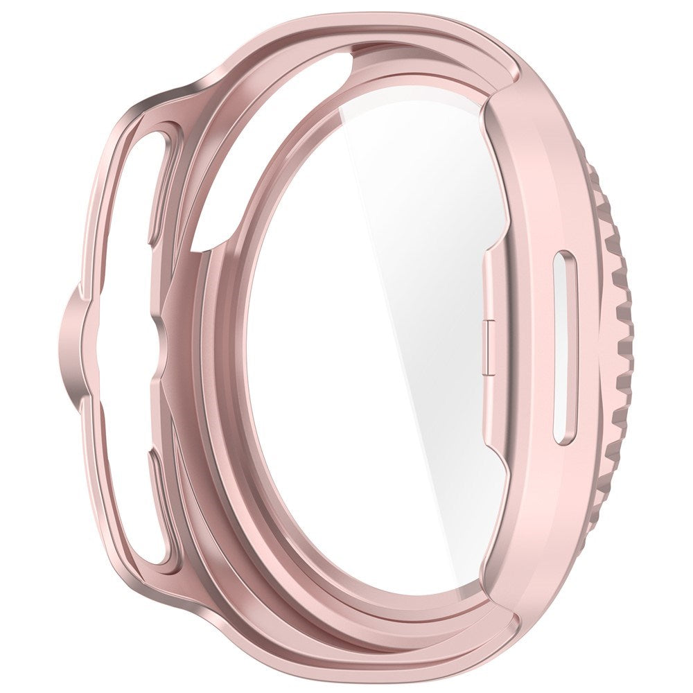 Samsung Galaxy Watch 8 Classic (46mm) Plast Cover - Indbygget Skærmbeskyttelsesglas - Lyserød