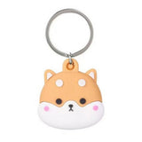 Apple AirTag 1. & 2. Gen. Silikone Cover m. Nøglering & Unikt Design - Shiba Inu