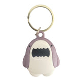 Apple AirTag Silikone Cover m. Nøglering & Unikt Design - Haj