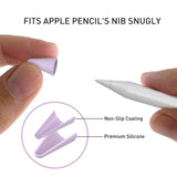 Apple Pencil 1 & 2. Gen Pen Tip Cover 8 Stk. i Flere Farver