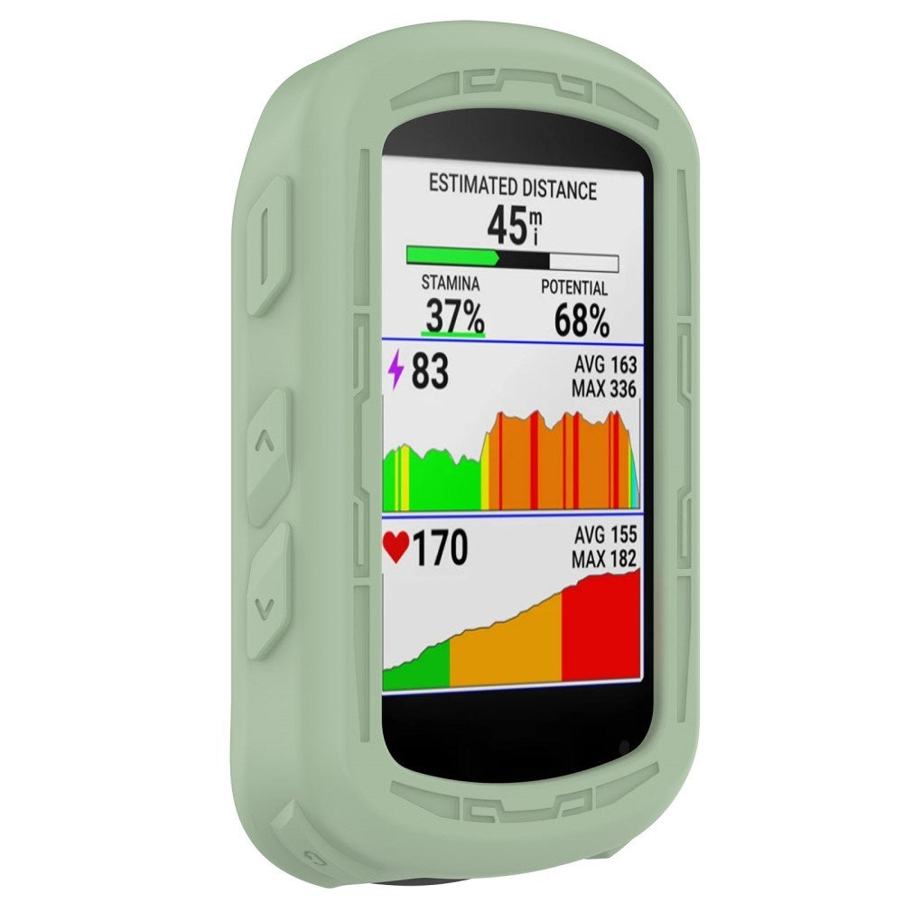 Garmin Edge 840 / 540 Silikone Cykel Computer Cover - Grøn