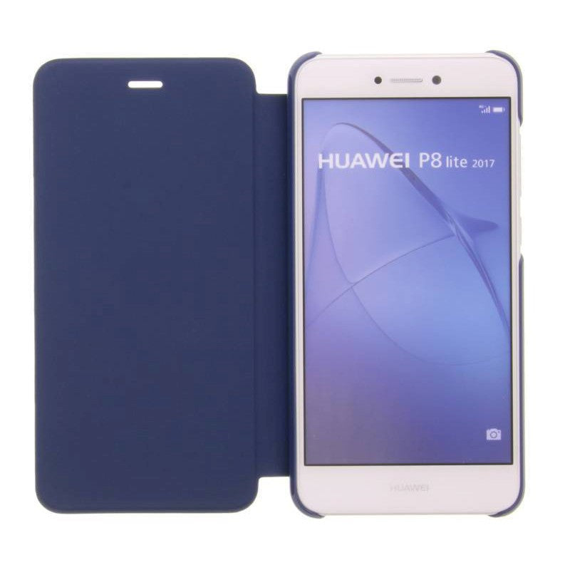 Original Huawei Honor 8 Lite Flip Cover Case Mørkeblå