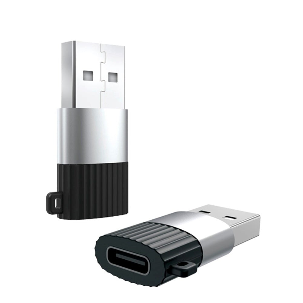 XO NB149 USB-A til USB-C Adapter - Sort